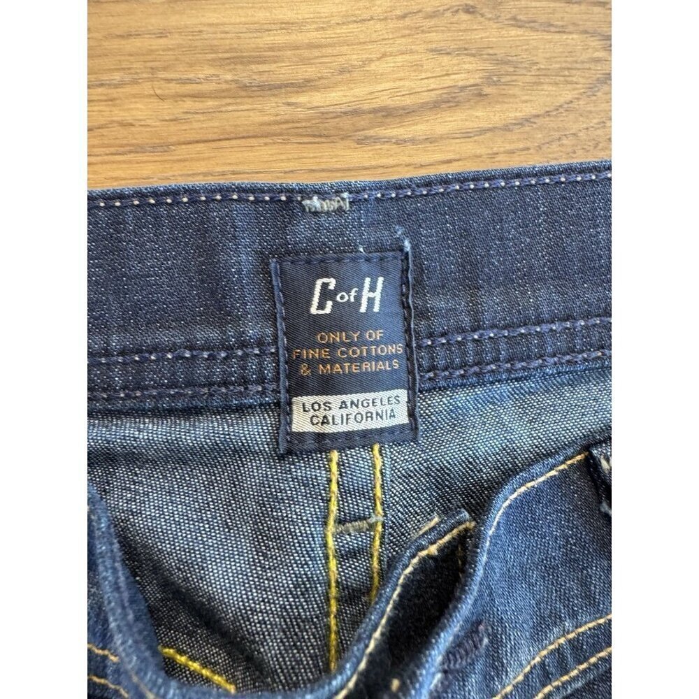 Blue Denim CITIZENS OF HUMANITY Dani Cropped Straight Leg Cuffed Jeans Size 26 - Picture 11 of 16